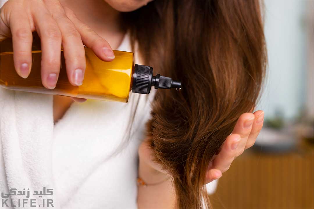 ماساژ موها با روغن با بهترین روغن برای مو - کلید زندگی